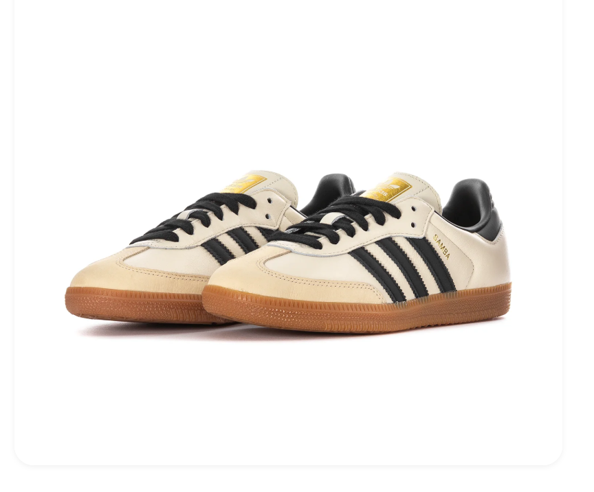Adidas Samba OG Black Cream White Gum Sneakers