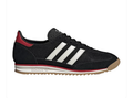 Adidas SL 72 Core Black Off White Red Gum Vintage Sneakers