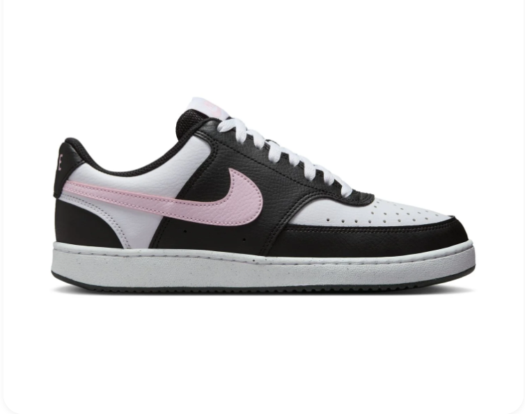 Nike Court Vision Low White Black Pink Foam Panda Court Lifestyle Sneakers