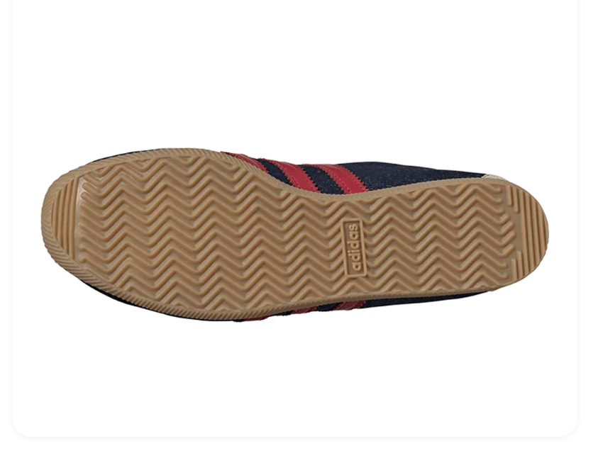 Adidas Japan Navy Blue Crimson Red Cream Toe Gum Vintage Sneakers