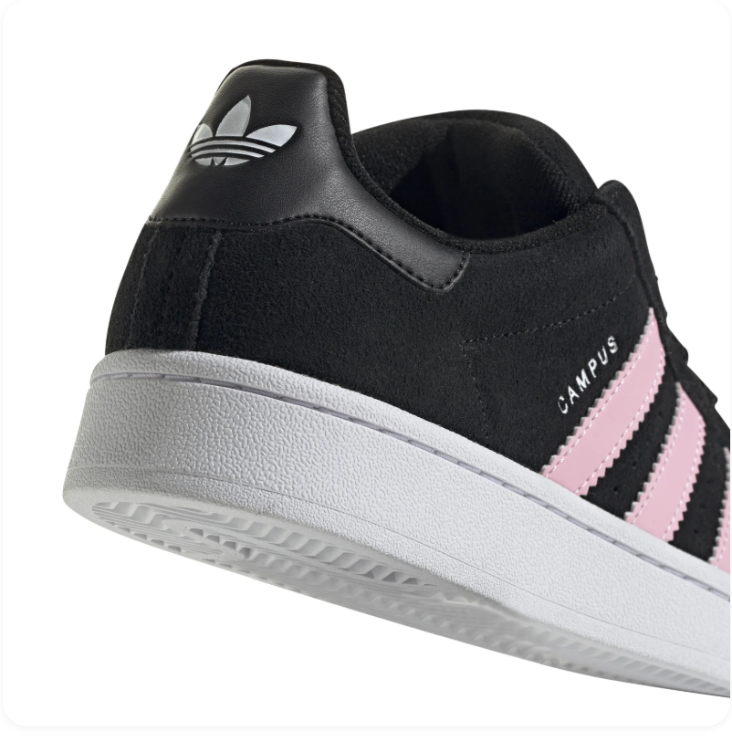 Adidas Campus 00s Black Clear Pink White Sneakers