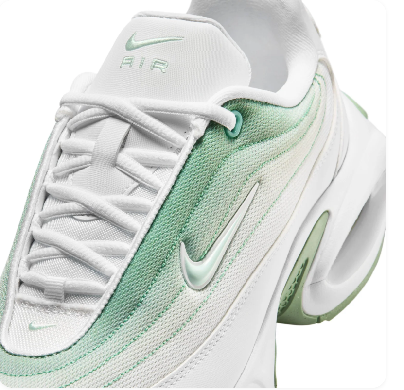 Nike Air Max Portal White Jade Ice Oil Green Chunky Air Cushion Lifestyle Sneakers