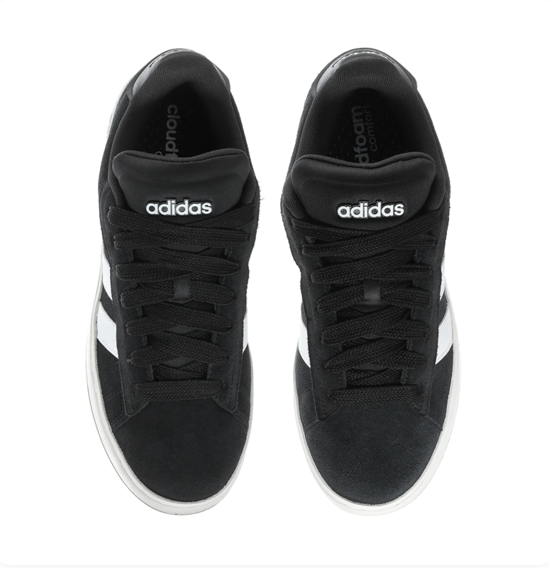 Adidas Grand Court Alpha Black White Gum Sneakers