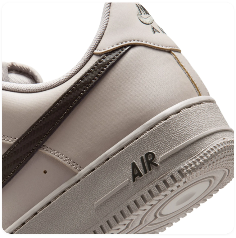 Nike Air Force 1 Low '07 LV8 Desert Sand Baroque Brown Tonal Earth Tone Court Sneakers