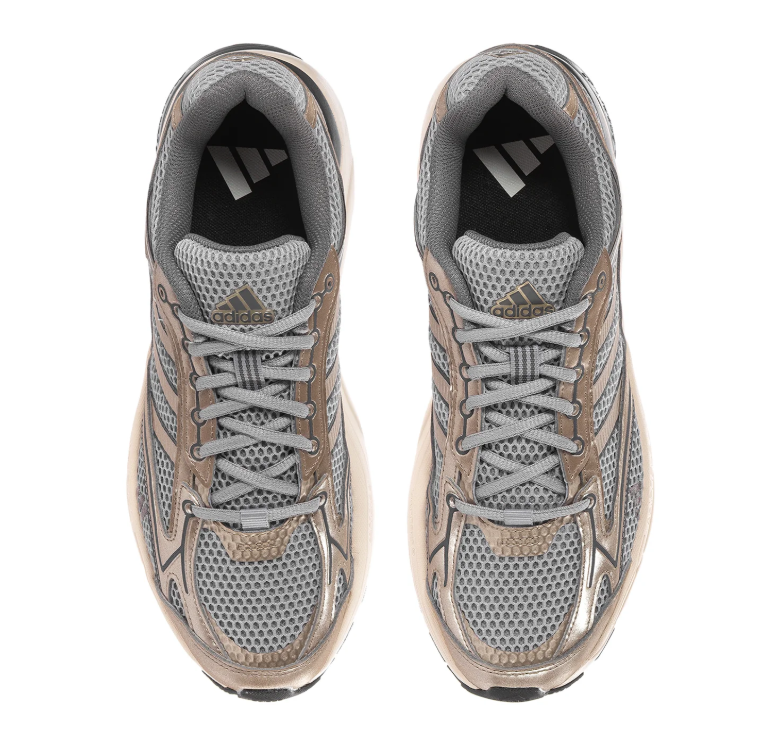 Adidas Response CL Grey Champagne Gold Cream Vintage Running Shoes
