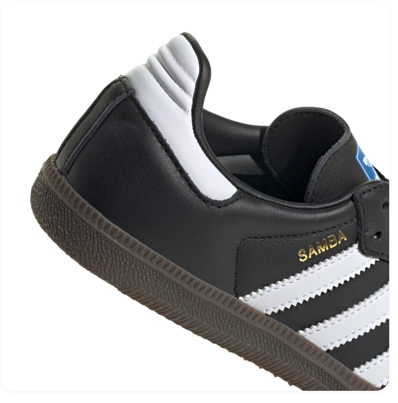 Adidas Samba OG Black White Gum Sneakers